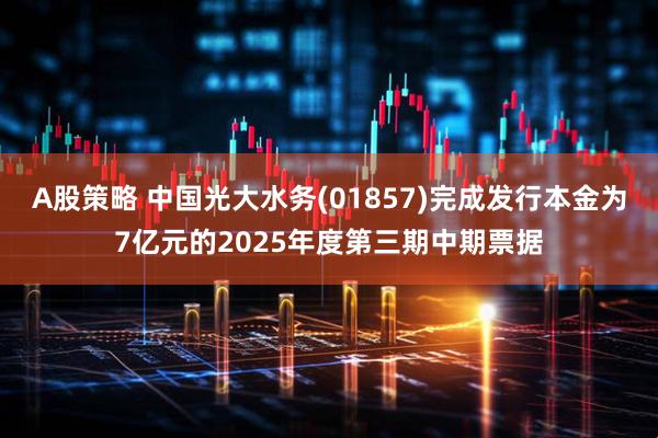 A股策略 中国光大水务(01857)完成发行本金为7亿元的2025年度第三期中期票据